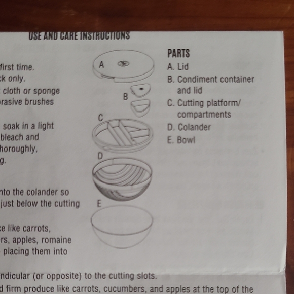 Pampered Chef Salad Cutting Bowl - Picture 9 of 9